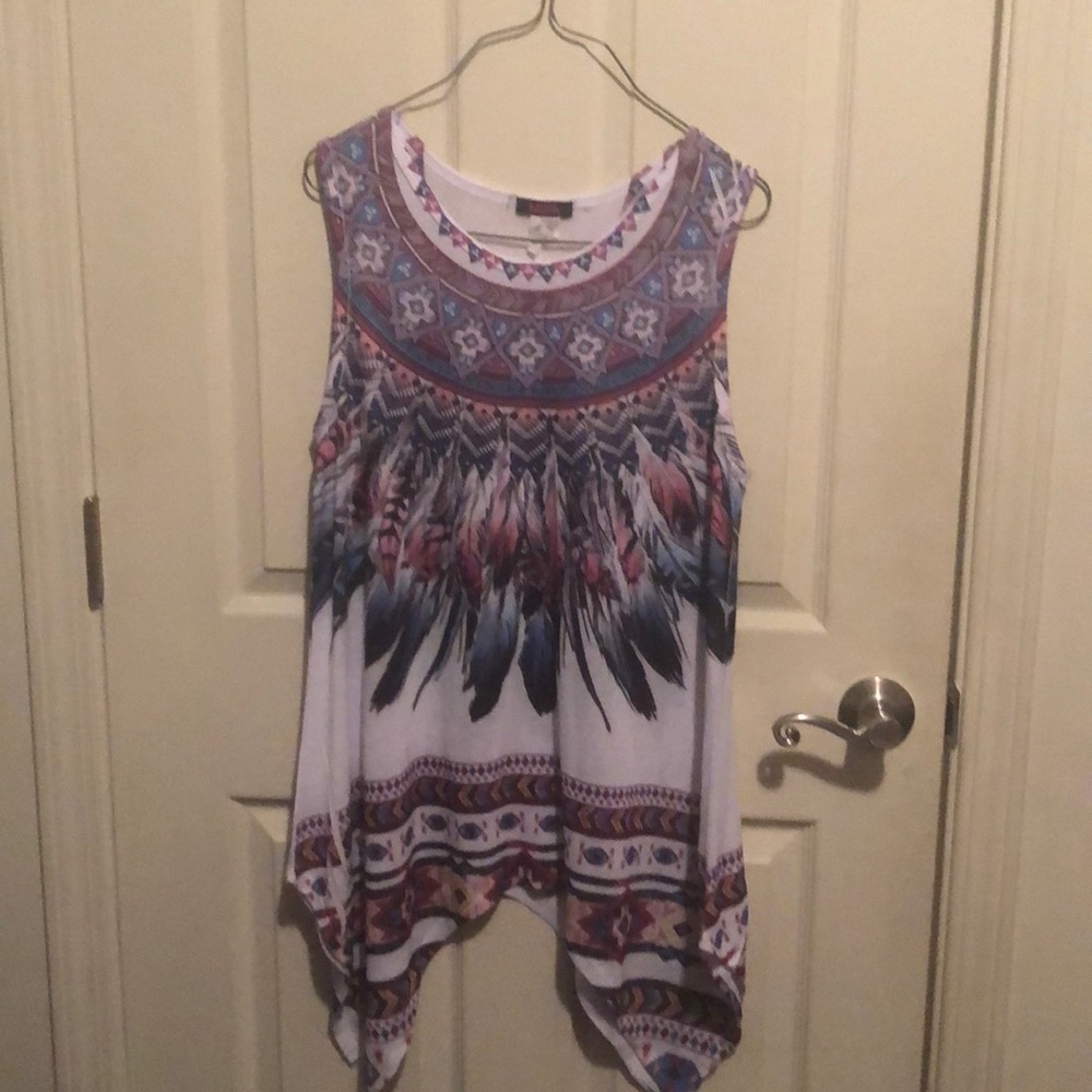 Blush tank top